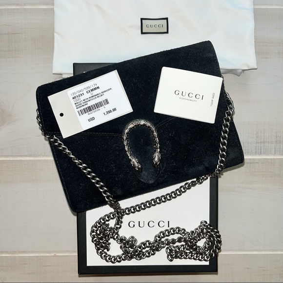 Gucci Dionysus Suede Clutch